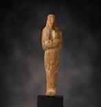 LÉgypte ancienne, maquette funéraire en bois - 19 cm