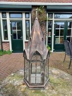 Lantaarn - Large Tower Candle Lantern - 59 cm - Glas,, Antiek en Kunst, Curiosa en Brocante