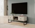 TV-Meubel beige 115x33x43 | 2 lades TV-kast, Huis en Inrichting, Kasten |Televisiemeubels, Overige materialen, 100 tot 150 cm