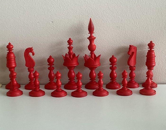 Jeu déchecs - Selenus - Os, Antiek en Kunst, Curiosa en Brocante