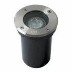 Grondspots Grondspot LED Ø11 incl. GU10 Rond RVS, Tuin en Terras, Verzenden, Nieuw