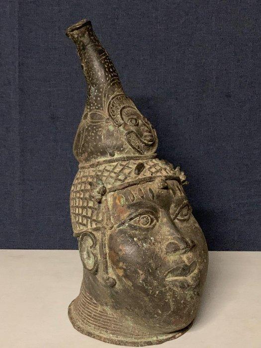 Tête commémorative - Hoofd van een figuur - tête de reine, Antiquités & Art, Art | Art non-occidental