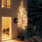 vidaXL Sapin de Noël 1200 LED colorées Cerisier en, Verzenden, Neuf