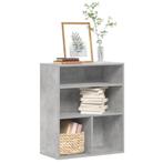 vidaXL Boekenkast 60x30x71,5 cm bewerkt hout betongrijs, Verzenden, Nieuw