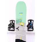 120 kinder snowboard SALOMON GRAIL, Black/turquoise, FLAT/Ro, Sport en Fitness, Snowboarden, Verzenden, Nieuw