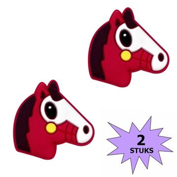 Fako Bijoux® - Tennisdemper - Paard - Rood - 2 Stuks beschikbaar voor biedingen