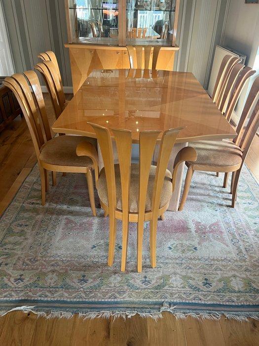 SIBAU - Eettafel (9) - Birch, Knoesthout - Italiaanse SIBAU, Antiek en Kunst, Kunst | Designobjecten