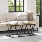 vidaXL Koffietafel in Oude Hout 100x50x40 cm Gecomposeerd, Huis en Inrichting, Verzenden, Nieuw