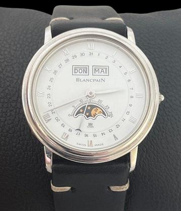 Blancpain - Villeret Moonphase - Zonder Minimumprijs - 6595, Handtassen en Accessoires, Horloges | Heren, Nieuw