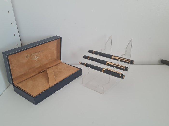 Waterman - Man 100 laque noir ( stylo à plume , roller et, Collections, Stylos