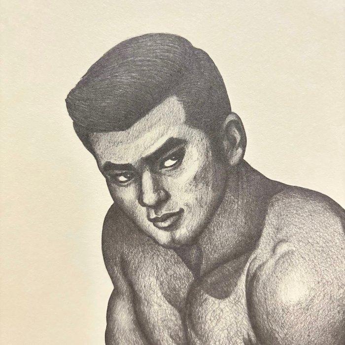 Man die op zijn buik ligt - Lithografie Mishima G gash, Antiek en Kunst, Antiek | Overige Antiek