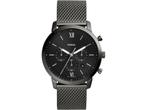 Fossil Neutra Chrono FS5699 Herenhorloge 44 mm - Grijs, Huis en Inrichting, Verzenden, Zo goed als nieuw