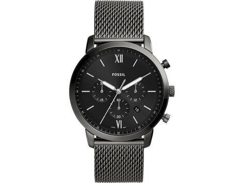 Fossil Neutra Chrono FS5699 Herenhorloge 44 mm - Grijs, Huis en Inrichting, Woonaccessoires | Overige, Zo goed als nieuw, Verzenden