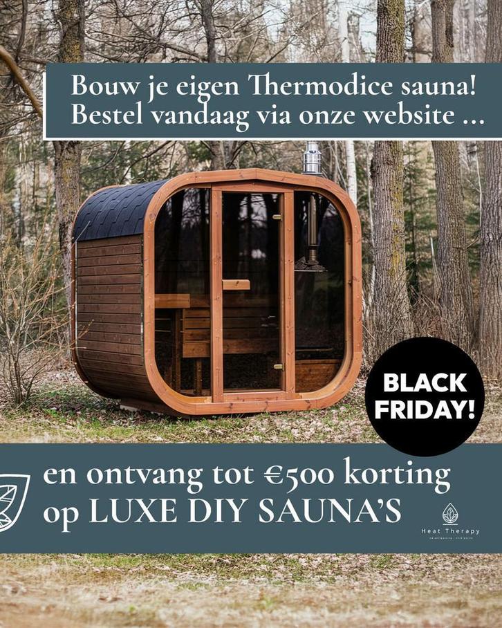 Black friday deal Thermodice sauna, Sport en Fitness, Sauna, Fins of Traditioneel, Complete sauna, Nieuw