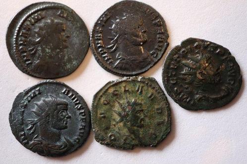 Romeinse Rijk Lot of 5 Æ Antoniniani different mints and, Postzegels en Munten, Munten | Europa | Niet-Euromunten
