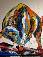 Henry Escobar - BULL   XL, Antiek en Kunst, Kunst | Schilderijen | Modern