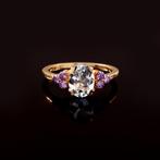 Sans prix de réserve - Bague de fiançailles Argent - 1.20ct.