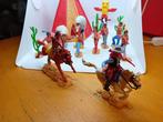 Timpo Toys - Western - Personnage Indiani, tenda, fuoco,, Nieuw