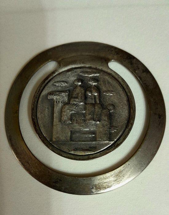 Salvatore Fiume (1915-1997) - Reliëf, Porta carte soldi in, Antiek en Kunst, Antiek | Overige Antiek