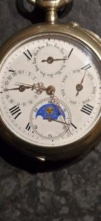 Gurzelen - triple calendar moon phase pocket watch -, Handtassen en Accessoires, Horloges | Heren, Nieuw