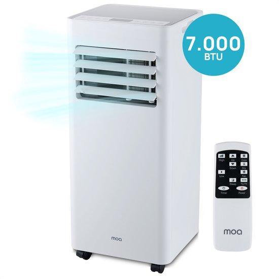 2dekans | MOA Mobiele Airco - 7.000 BTU - Airconditioner -, Elektronische apparatuur, Airco's, Ophalen of Verzenden