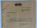 Casterman - Tintin - Lettre de Hergé - 1938 - Signée, Nieuw