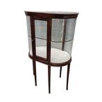 Vitrinekast - Gebeitst hout - Vitrine, mahonie