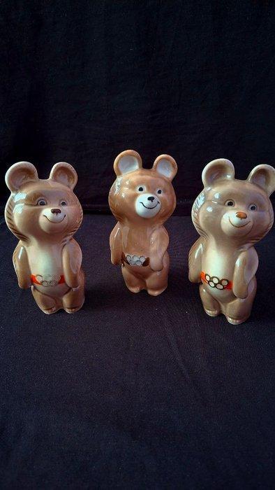 Gorodnytskyi Porcelain Factory. Beeldjes Olympische beren (3, Verzamelen, Overige Verzamelen