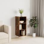vidaXL Dressoir 34,5x32,5x90 cm bewerkt hout gerookt, Huis en Inrichting, Kasten | Dressoirs, Verzenden, Nieuw