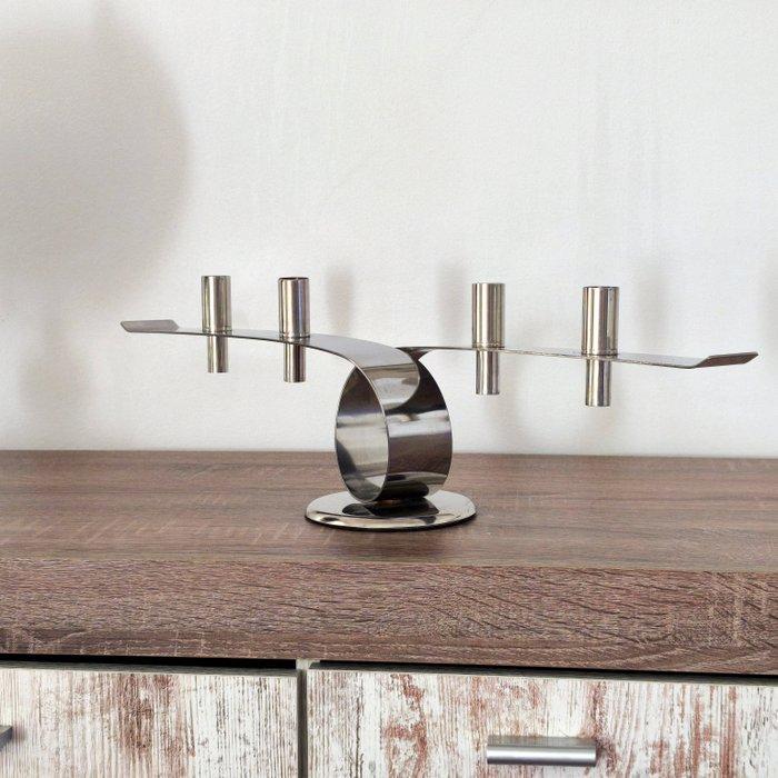 Kandelaar - Staal - Groot, 52 cm breed, Maison & Meubles, Maison & Meubles | Autre