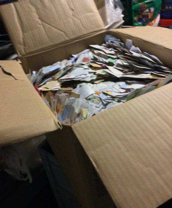 Wereld - Europa 10 kilo postzegels op papier fragmenten, Postzegels en Munten, Postzegels | Amerika