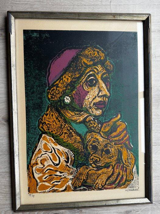 Willem Jacob Rozendaal (1899-1971) - Mijn lieve hondje, Antiek en Kunst, Antiek | Overige Antiek