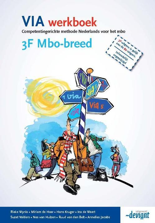 VIA 3F Mbo-breed werkboek 9789490998042, Livres, Livres scolaires, Envoi