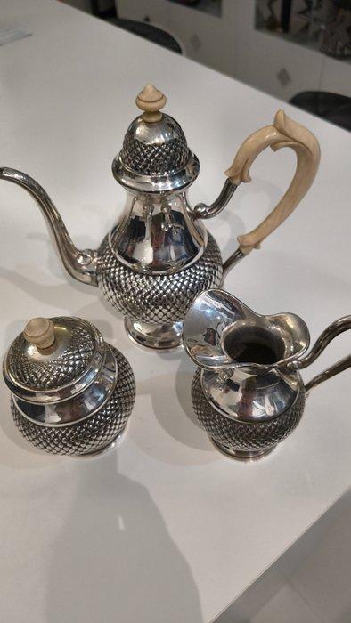 Service à café (3) - Argent 800, Antiek en Kunst, Antiek | Zilver en Goud