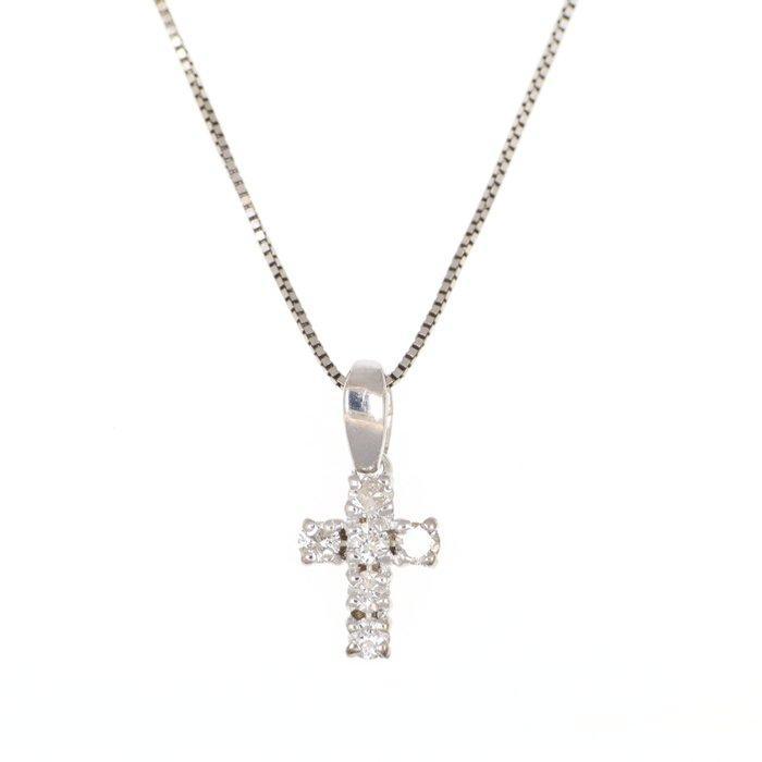 Zonder minimumprijs - Halsketting - 18 karaat Witgoud, Bijoux, Sacs & Beauté, Colliers