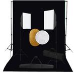 vidaXL Fotostudioset met softboxlampen, achtergrond en, Verzenden, Nieuw