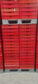 E1 krat 600x400x125 rood gesloten gebruikt, Zakelijke goederen, Horeca | Overige, Ophalen of Verzenden