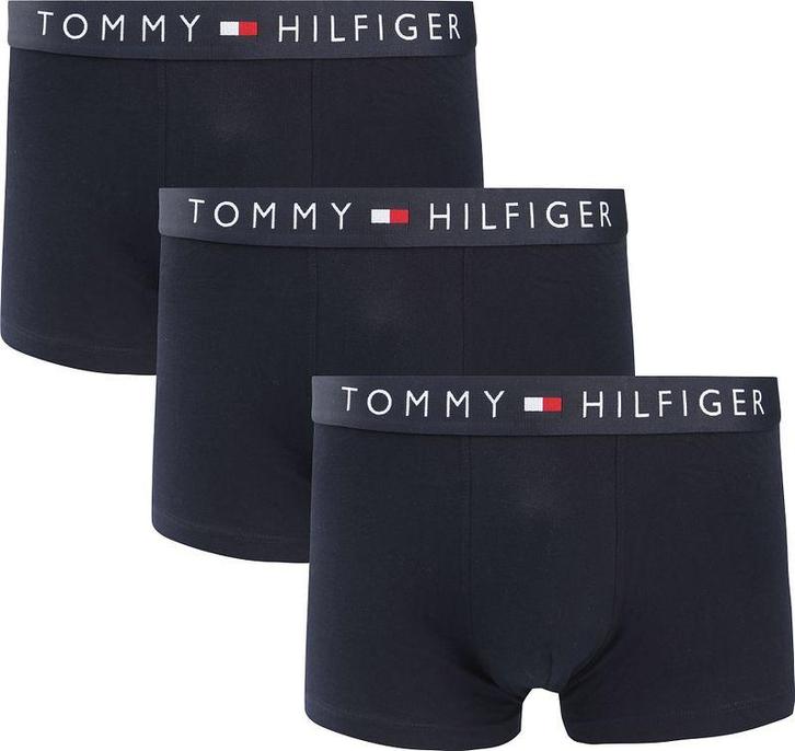 Tommy Hilfiger Boxer Trunk 3-Pack Desert Sky maat XXL Heren, Kleding | Heren, Ondergoed, Blauw, Boxer, Verzenden