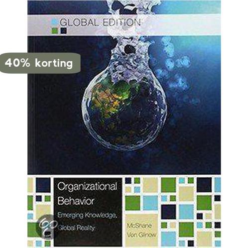 Organizational Behavior 9780071078665 Steven Mcshane, Boeken, Overige Boeken, Gelezen, Verzenden