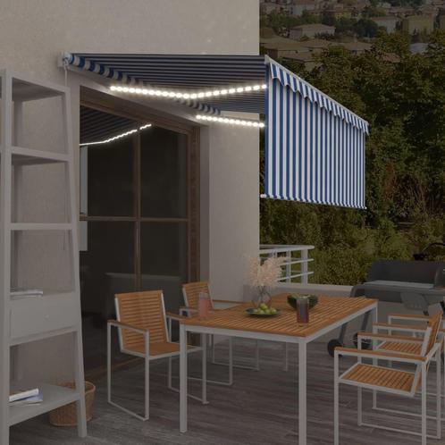 vidaXL Luifel handmatig uittrekbaar rolgordijn LED 3x2,5 m, Tuin en Terras, Zonneschermen, Nieuw, Verzenden