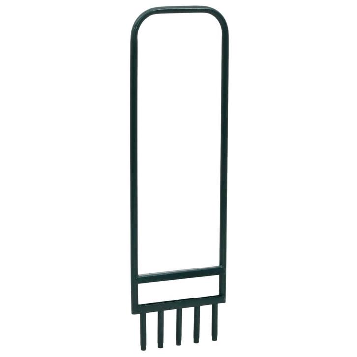 vidaXL Gazonbeluchter met 5 holle tanden gepoedercoat staal, Tuin en Terras, Hand-tuingereedschap, Nieuw, Verzenden