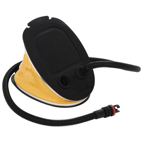vidaXL Voetpomp 26x18 cm PP en PE grijs en geel, Sport en Fitness, Yoga en Pilates, Nieuw, Verzenden
