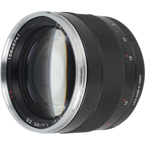 Zeiss 85mm F/1.4 Planar T* ZE Canon occasion, Audio, Tv en Foto, Foto | Lenzen en Objectieven, Zo goed als nieuw, Verzenden
