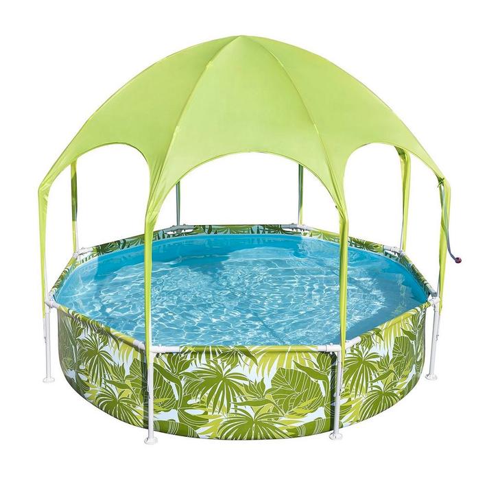 2dekans | Bestway Splash-in-Shade Rond Zwembad - Ø 244 x 51, Jardin & Terrasse, Piscines, Enlèvement ou Envoi