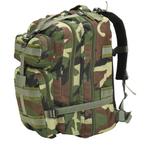 vidaXL Rugzak legerstijl 50 L camouflage, Handtassen en Accessoires, Tassen | Rugtassen, Verzenden, Nieuw