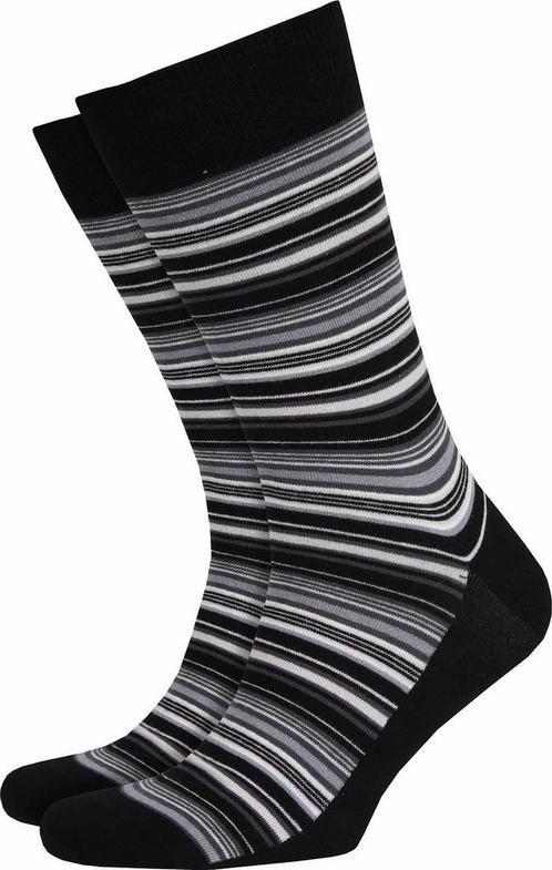 Suitable Sokken Grijs Streep maat 42-46 Heren, Kleding | Heren, Sokken en Kousen, Zwart, Nieuw, Verzenden