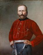 Scuola italiana (XIX) - Ritratto di Giuseppe Garibaldi, Antiek en Kunst