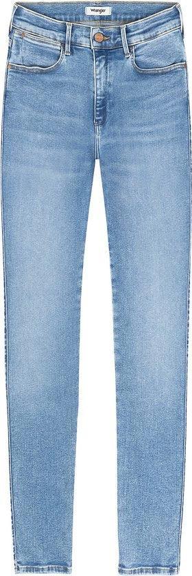 2dekans | WRANGLER HIGH SKINNY BLUE LOVE SKINNY JEANS-DAMES, Kleding | Dames, Broeken en Pantalons, Ophalen of Verzenden
