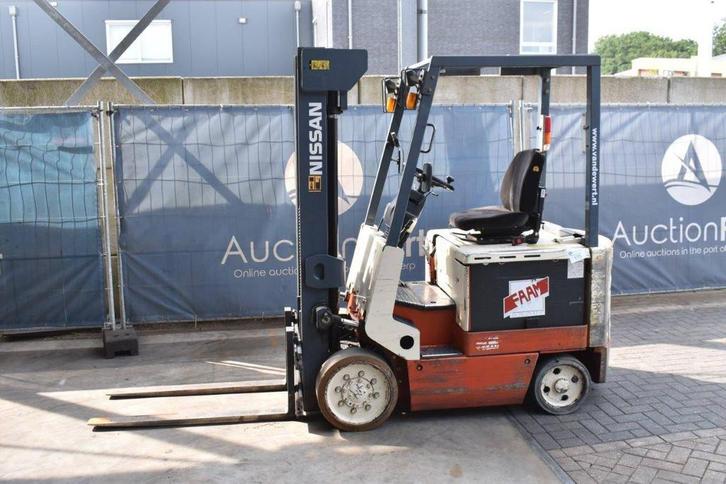 Veiling: Heftruck Nissan 02L25CU Elektrisch 2500kg, Zakelijke goederen, Machines en Bouw | Heftrucks en Intern transport, Ophalen