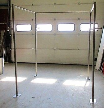 RVS Vleeshanger, Vleesrek B170 x D156 x H200cm U- vorm, Zakelijke goederen, Horeca | Keukenapparatuur